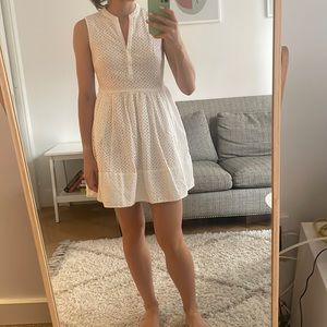 Banana republic white dress petite 2P